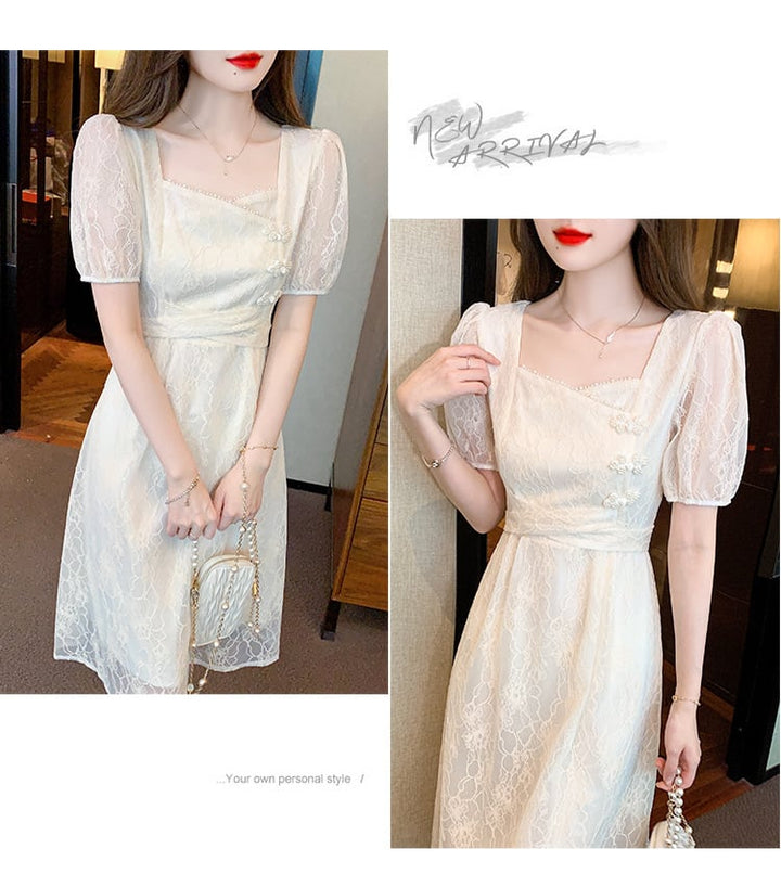 【dress】知的で品の良い♡エレガントデートワンピース　M17295
