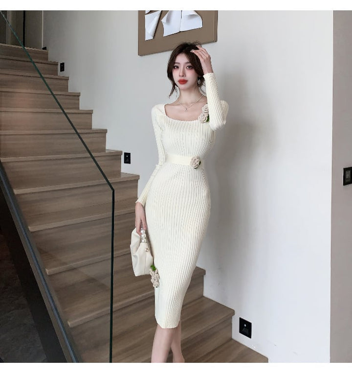 【dress】ニットワンピース　M18334