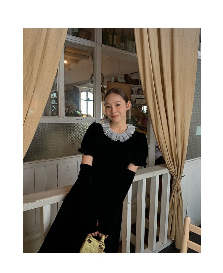 【dress】デートワンピースアームカバー付き　M26459