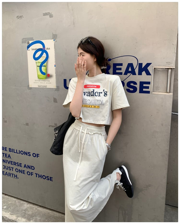 【set】Tシャツ×スカートセット　M24649