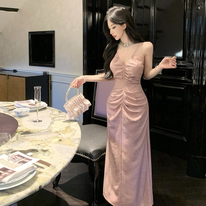 【dress】ホルターネックワンピース　M30004