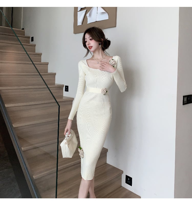 【dress】ニットワンピース　M18334