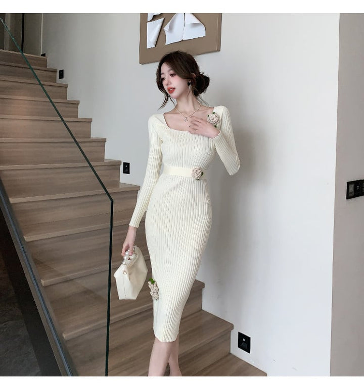 【dress】ニットワンピース　M18334