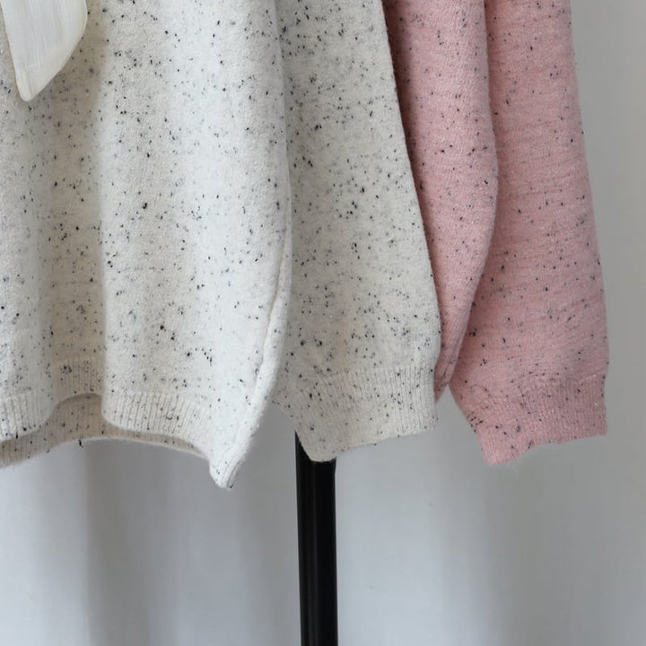 【tops】リボン付きニットセーター　M27031