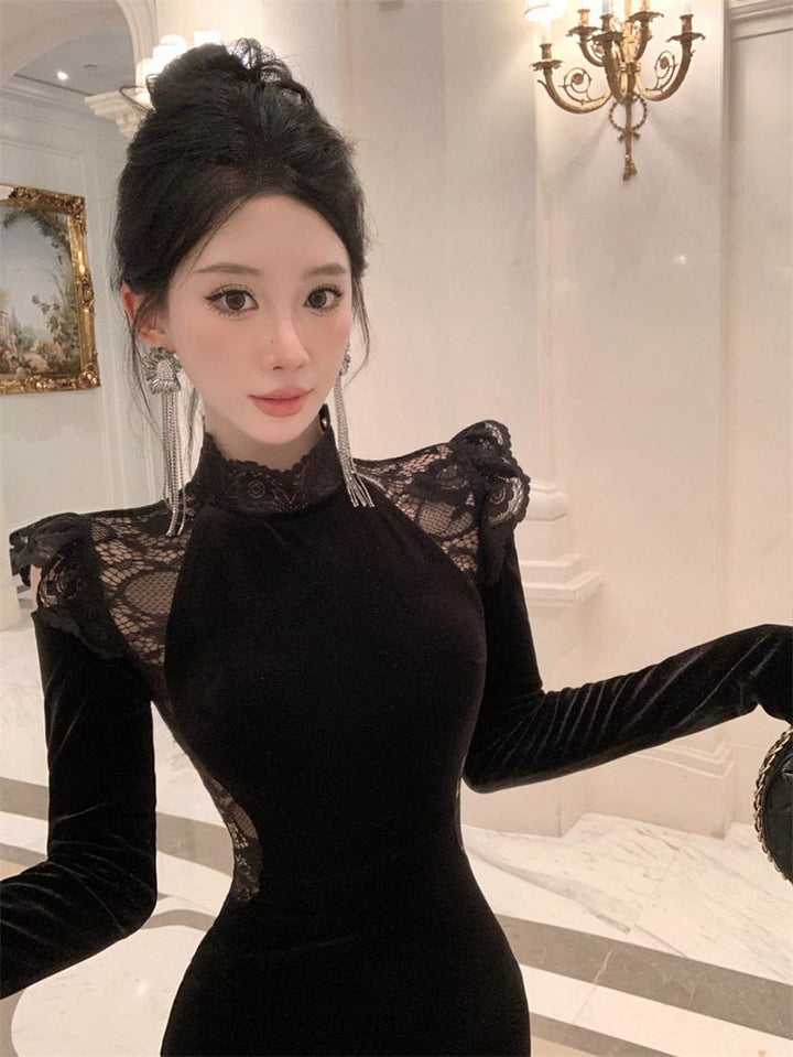 【dress】レースデートワンピース　M27337