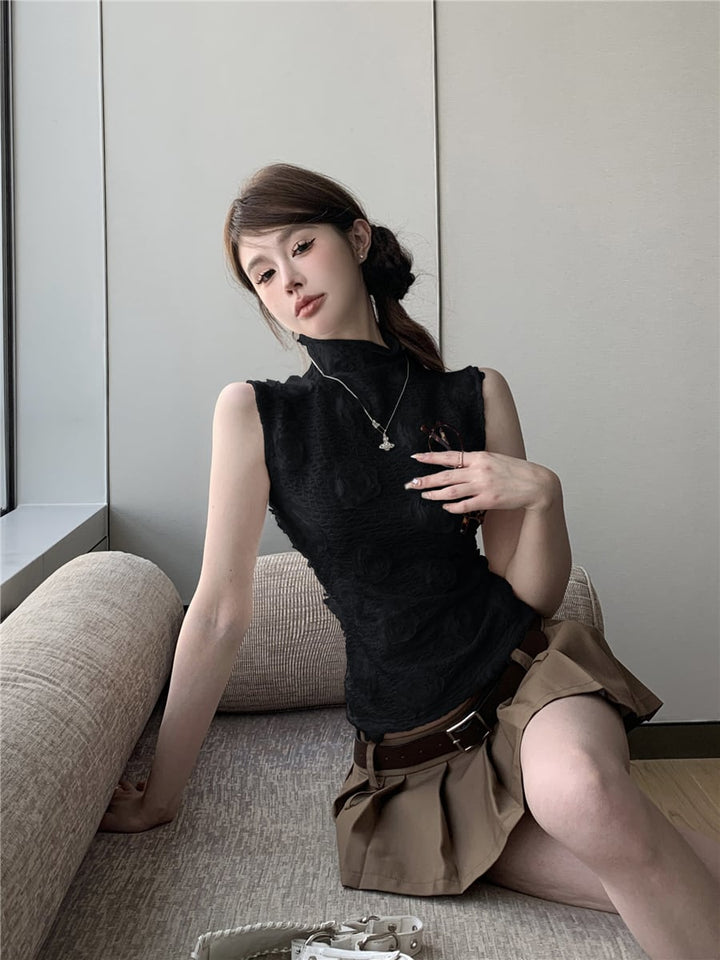 【tops】立体フラワートップス　M25196