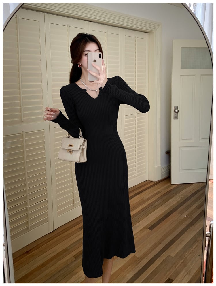 【dress】ニットワンピース　M25660