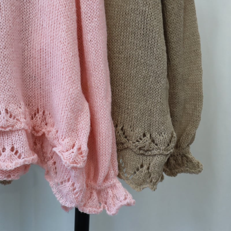 【tops】クルーネックニットセーター　M26706