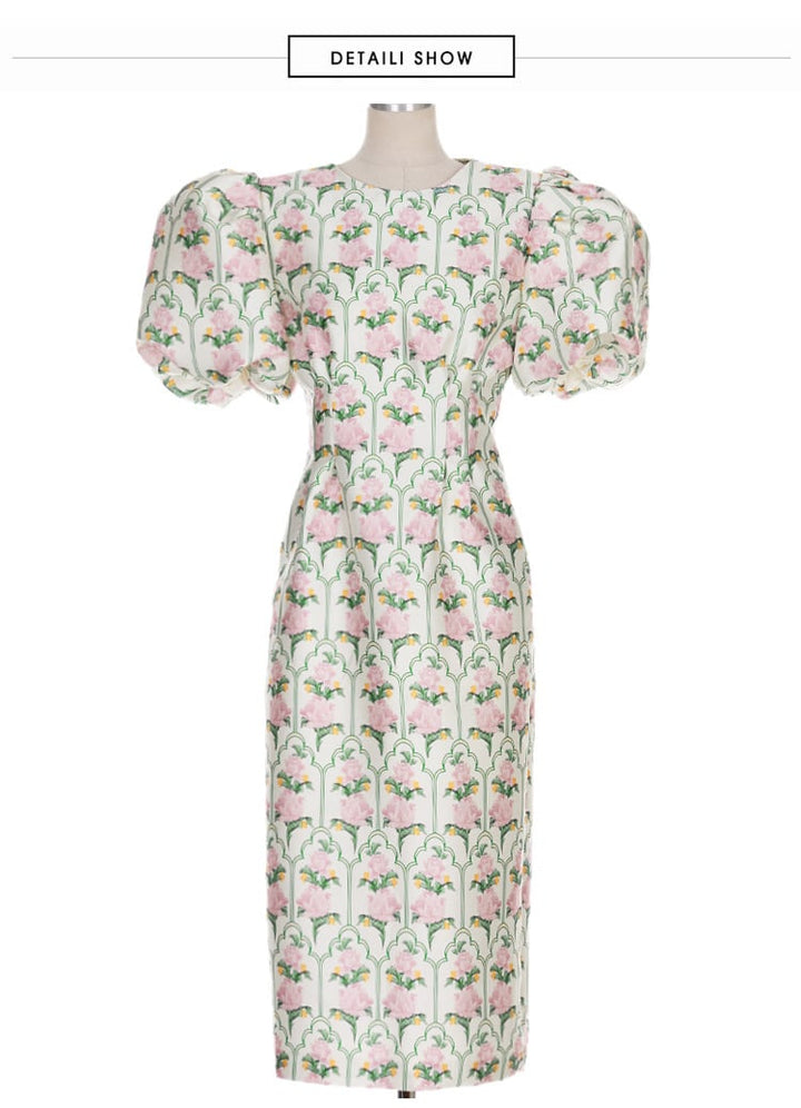 【dress】プリントワンピース　M24591
