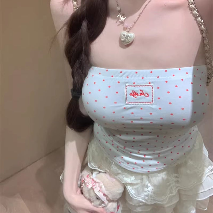 【tops】2色展開チューブトップス Q8337