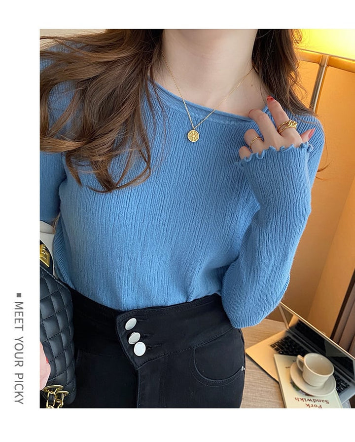 【tops】ニットトップス　M26506
