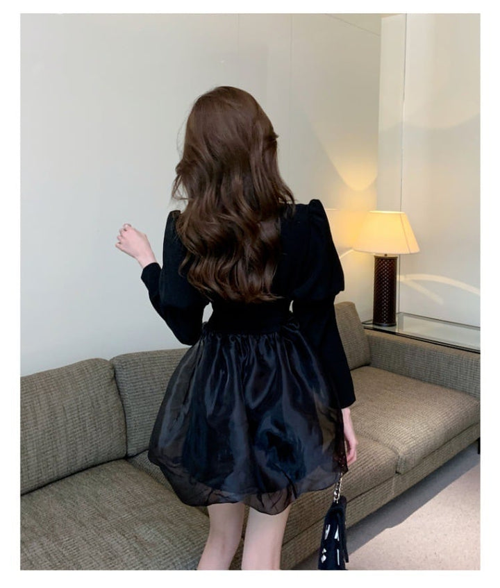 【dress】おしゃれ度高まるエレガントデートワンピース　M17423