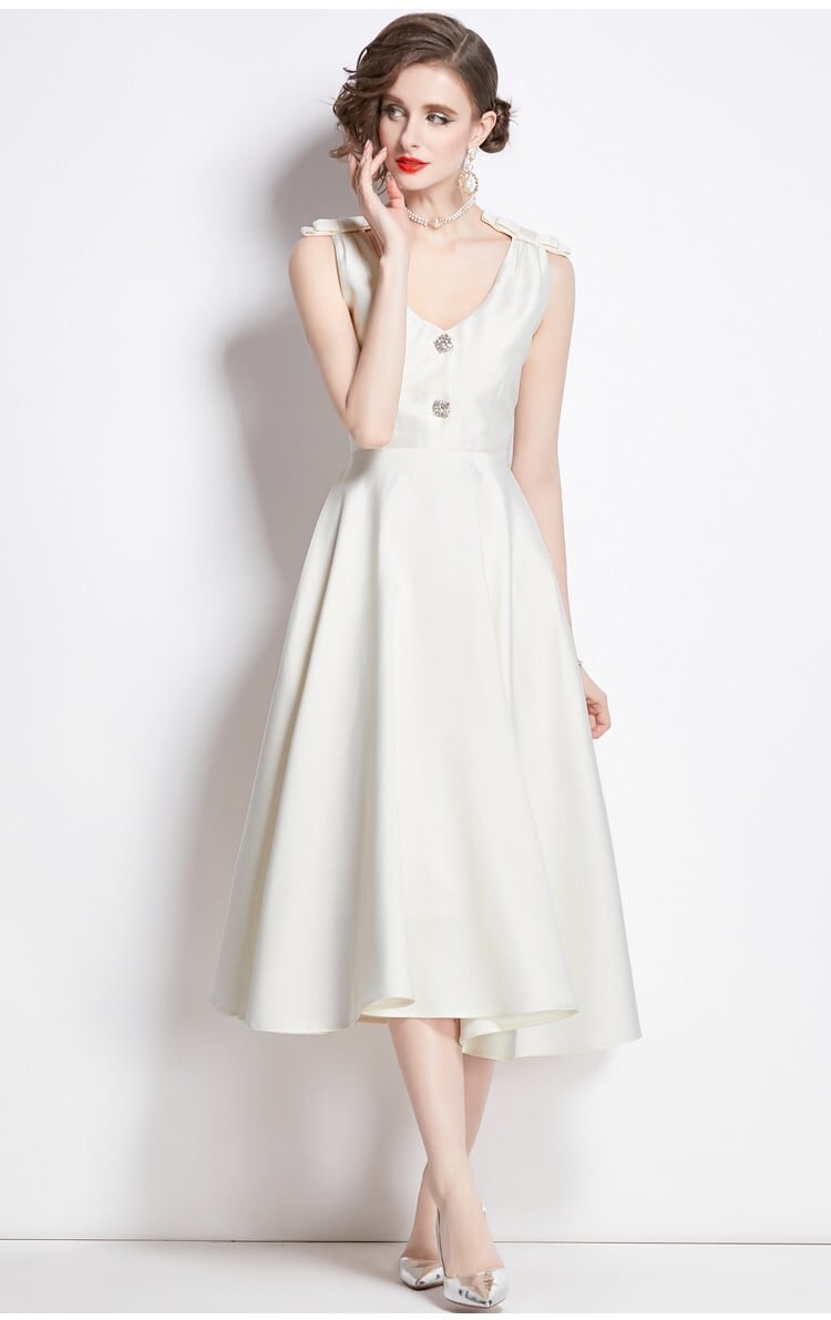 【dress】ビジューデートワンピース　M24499