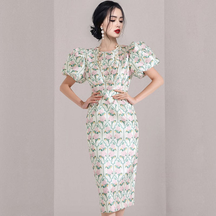 【dress】プリントワンピース　M24591