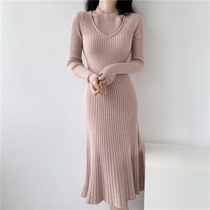 【dress】ニットワンピース　M18843