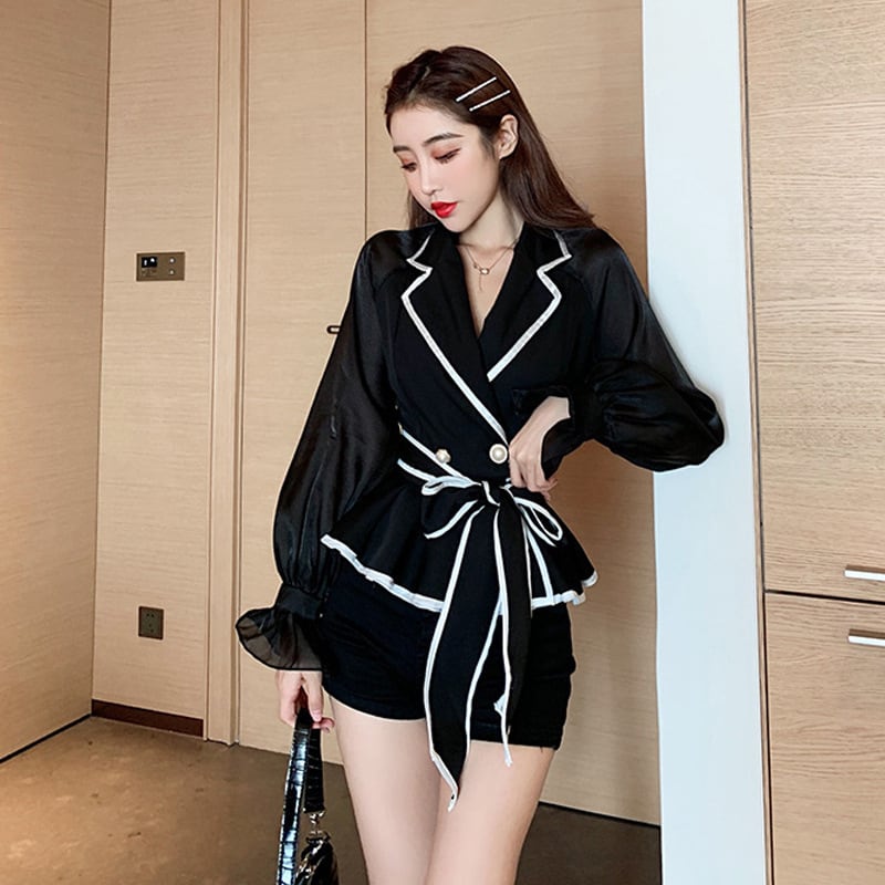 【tops】女性力を高める～ファッションシャツトップス　M17671