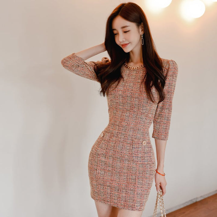 【dress】高級感 chicエレガントデートワンピースオシャレ　M16917