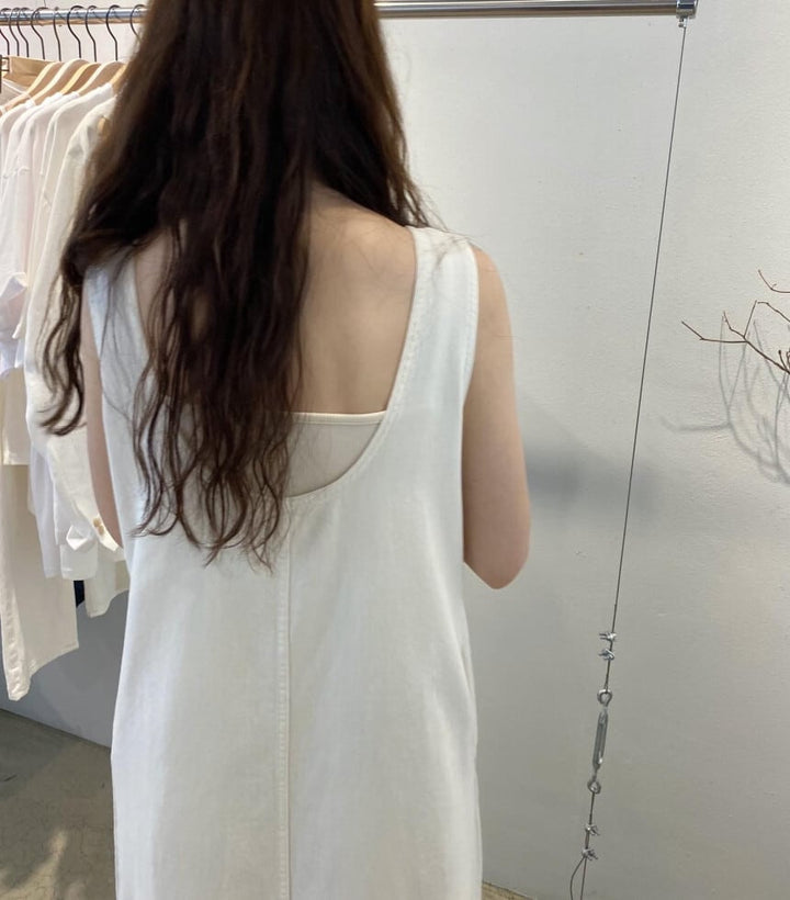 【dress】デニムベストワンピース　M23881