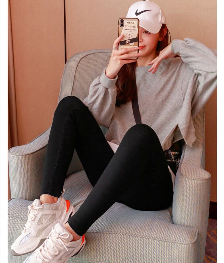 【bottoms】秋冬レディース暖かい保温防寒ズボンスキニー美脚レギンス　N2954