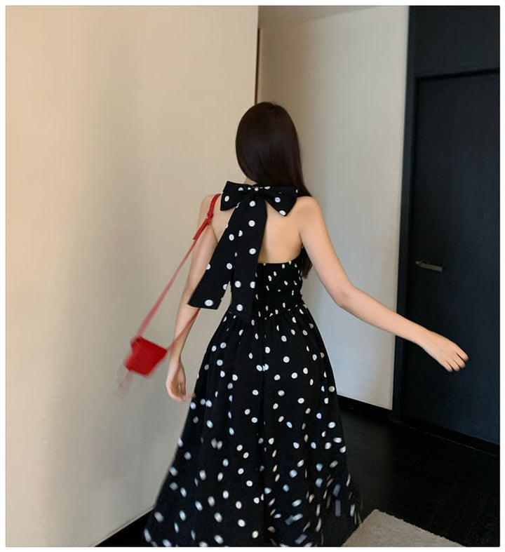 【dress】ドット柄ワンピース　M23911