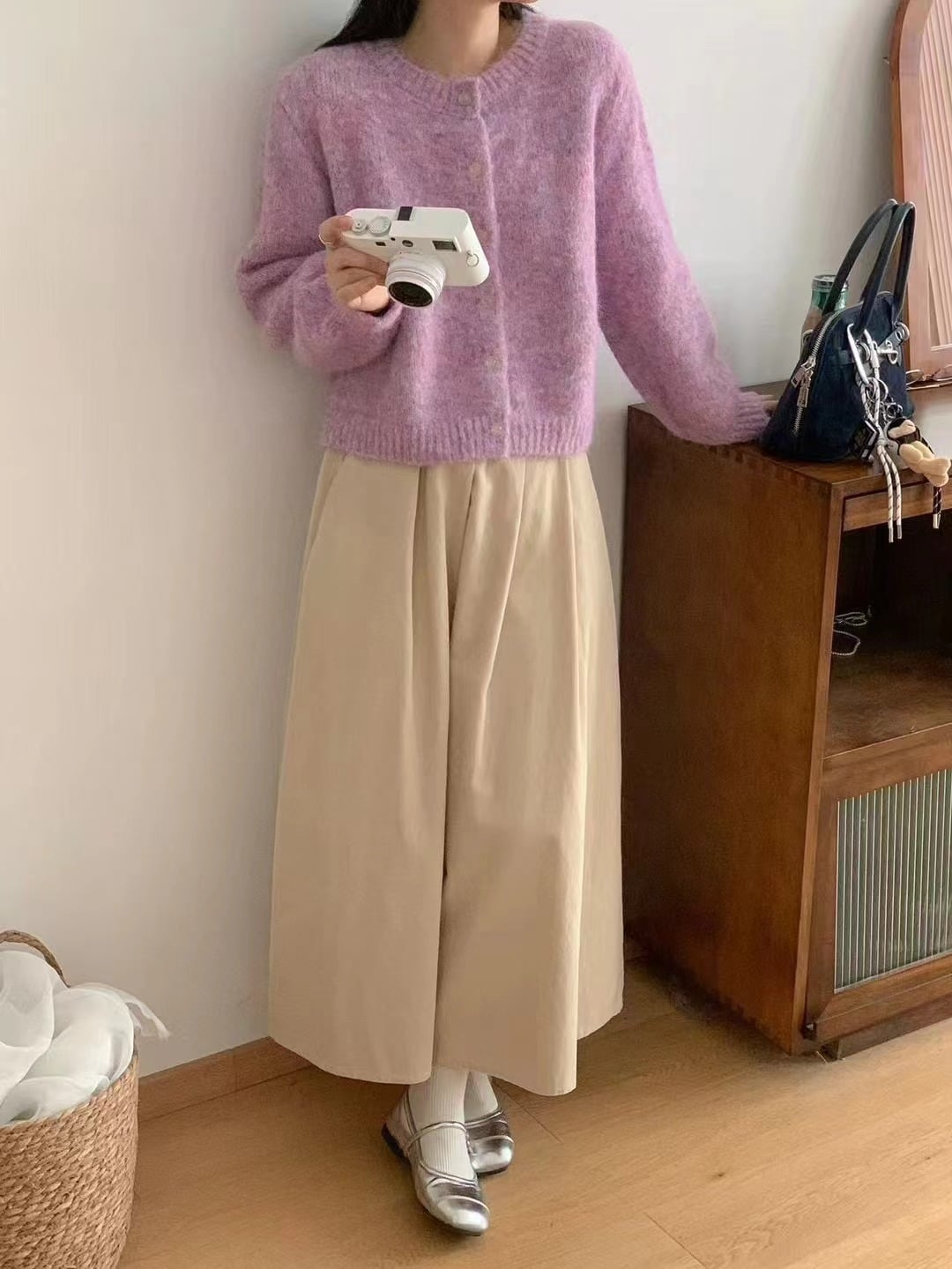 【outer】ニットカーデ　M26756