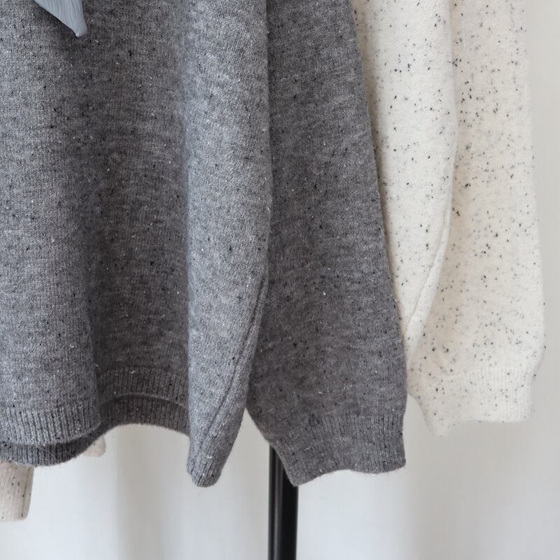 【tops】リボン付きニットセーター　M27031