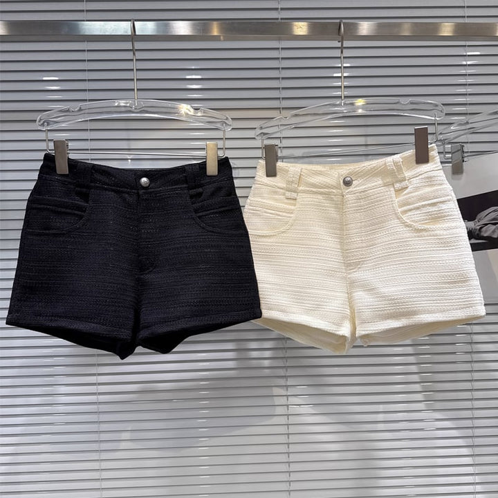 【bottoms】2色展開ショートパンツ Q7448