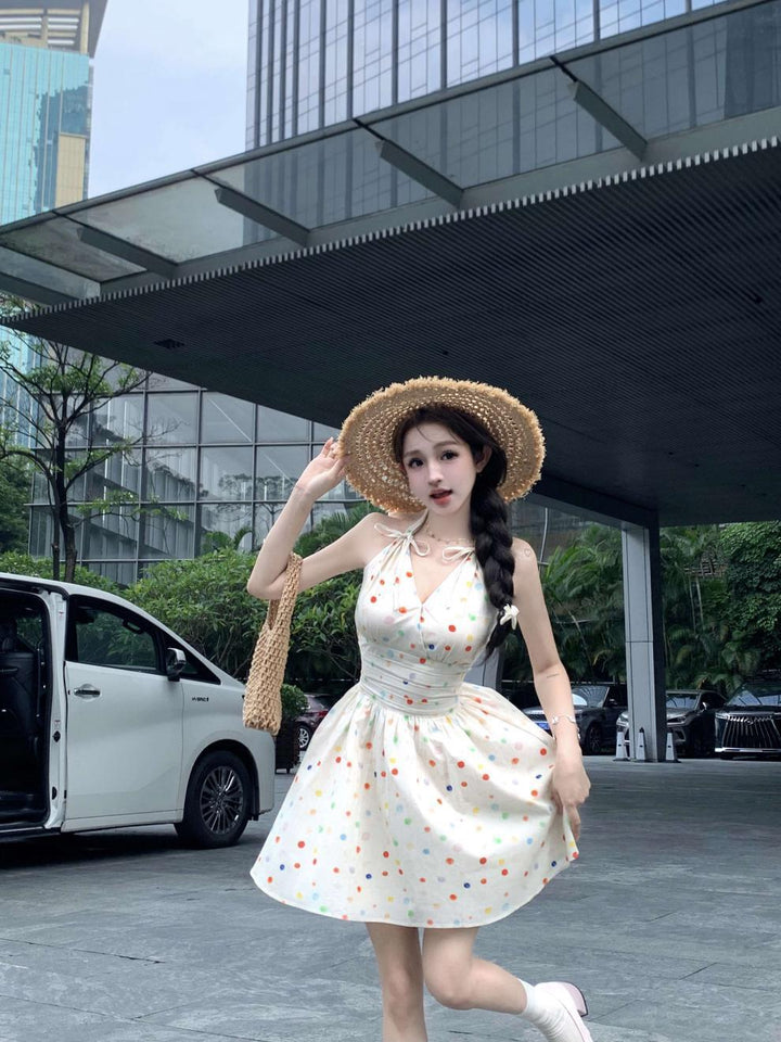 【dress】ホルターネックワンピース　M24052