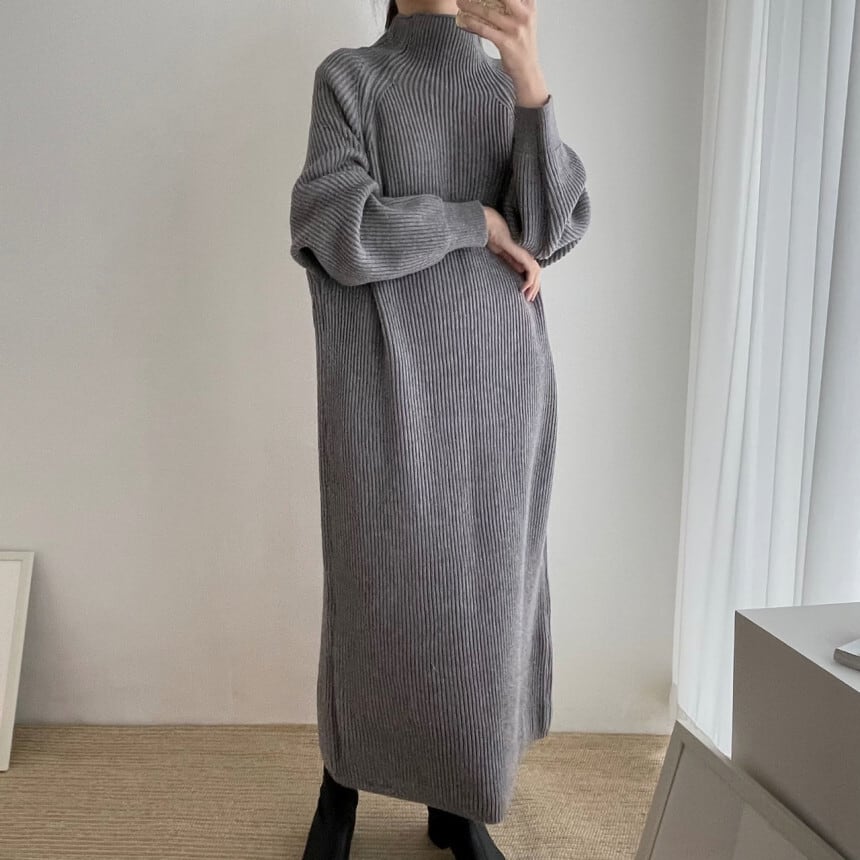 【dress】ニットワンピース　M26673