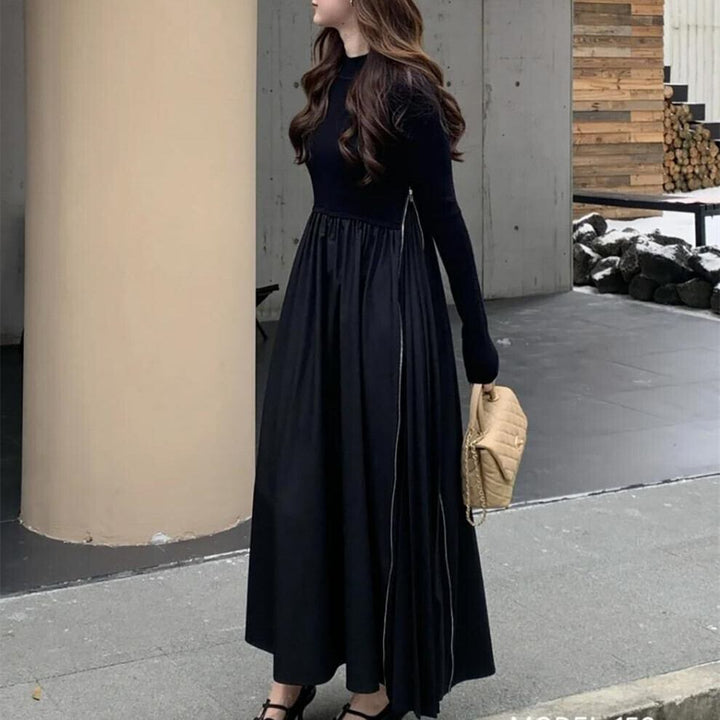 【dress】ニットドッキングワンピース　M28018