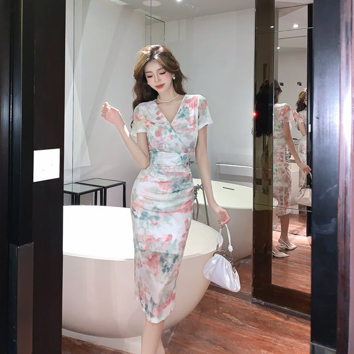 【dress】美感いっぱい✿ ✿エレガントデートワンピース　M17445