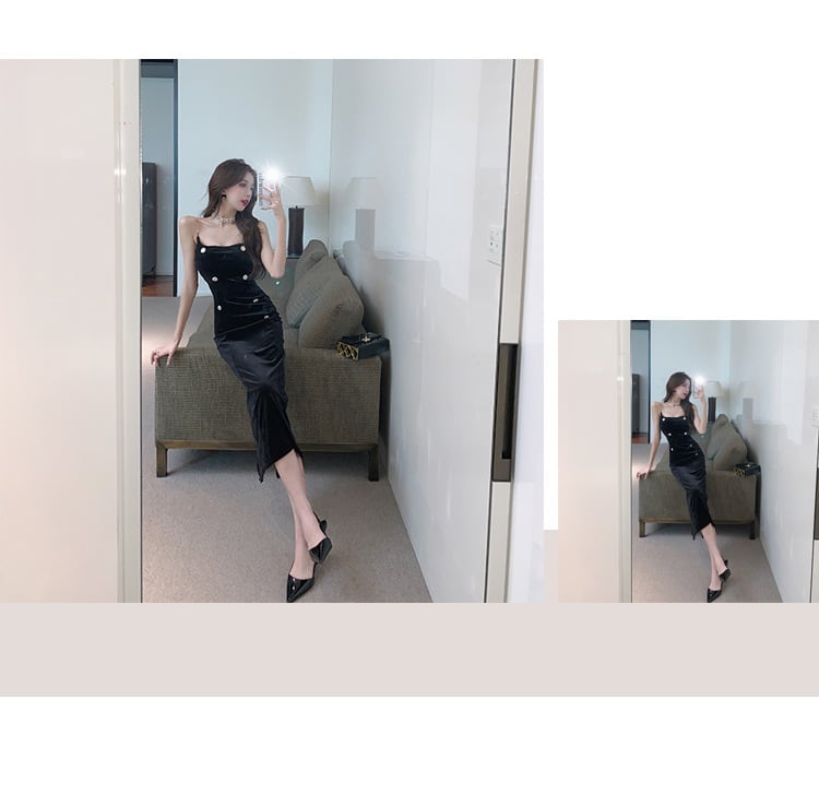 【dress】今季マストバイエレガントキャミワンピース　M17289