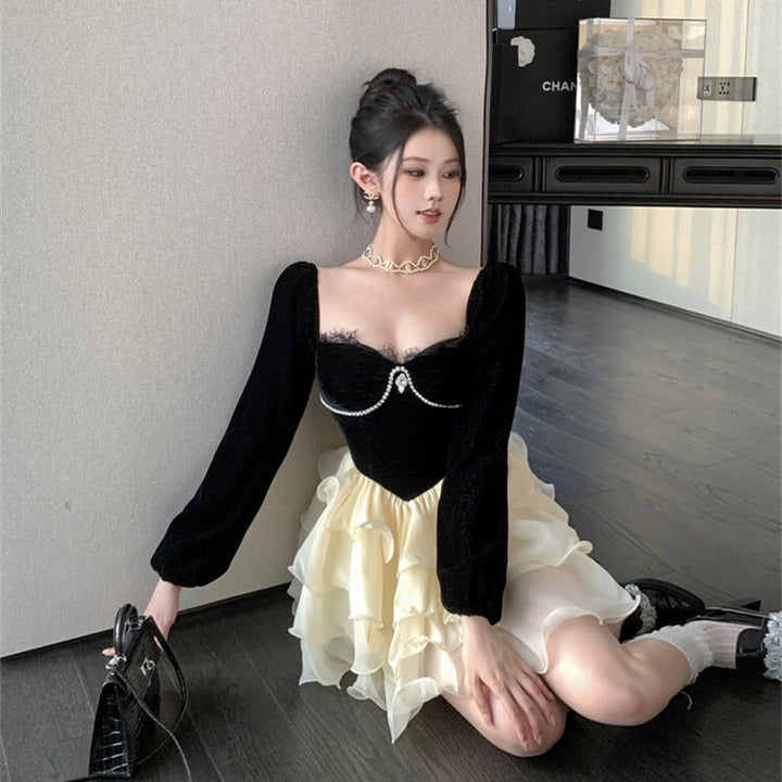 【dress】ドッキングデートワンピース　M26909