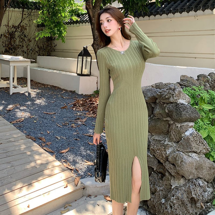 【dress】ニットワンピース　M25658