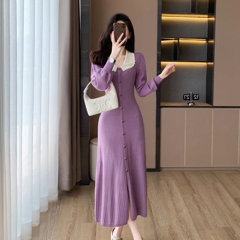 【dress】ニットワンピース　M25691