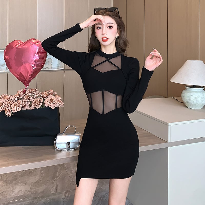 【dress】ドッキングセクシーワンピース　M18196
