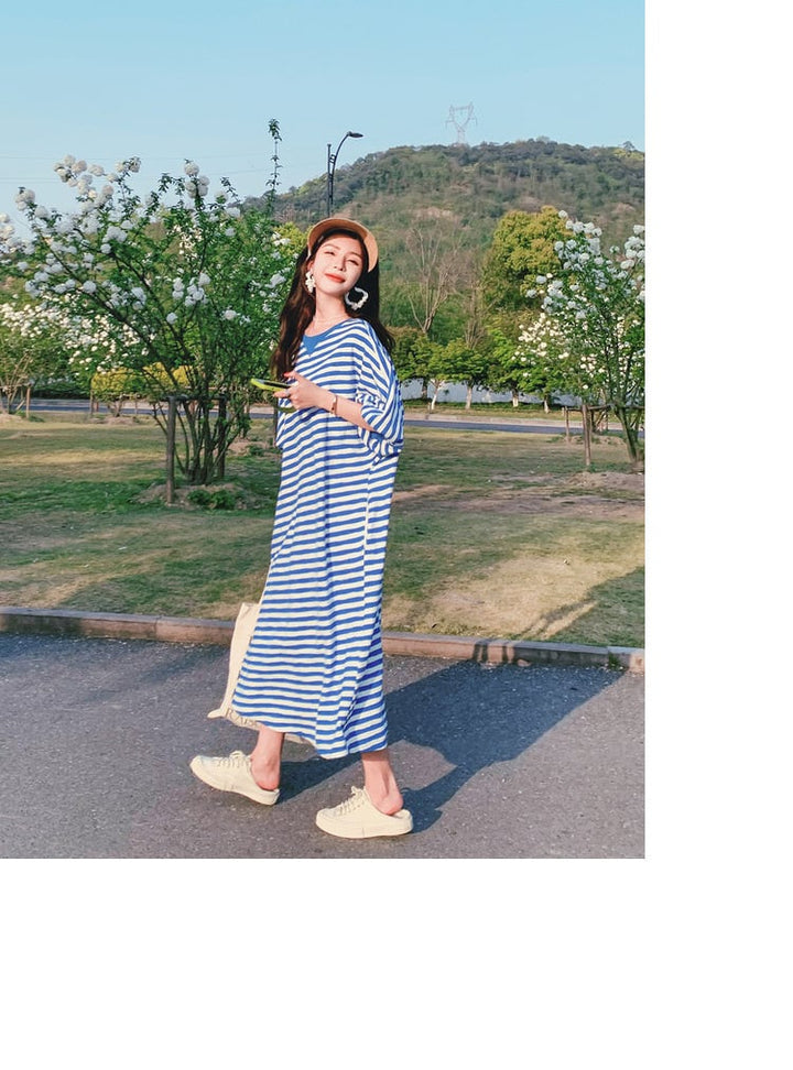 【dress】ボーダー柄ワンピース　M23930
