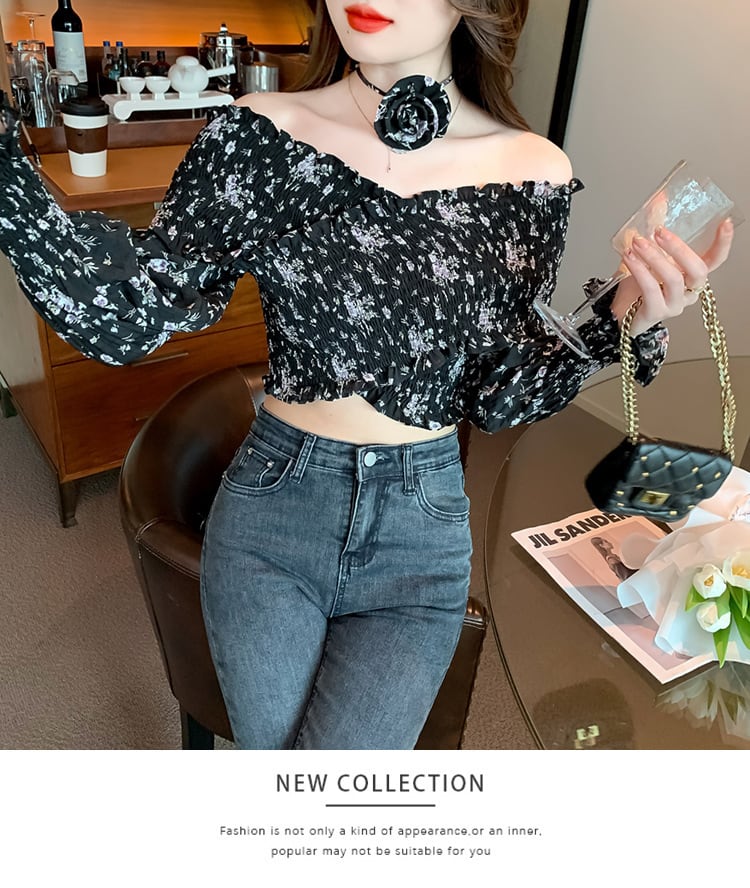 【tops】柔らかくて優しい印象スウィートシャツトップス　M17651