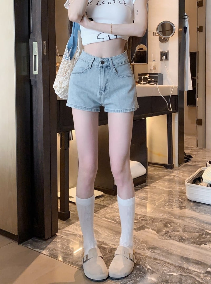 【bottoms】デニムショートパンツ　M29968