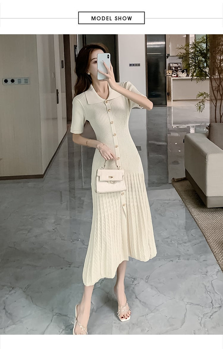 【dress】ニットワンピース　M24550