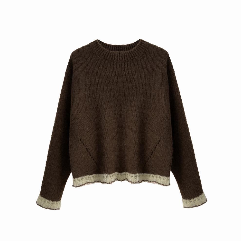 【tops】クルーネックニットセーター　M29281