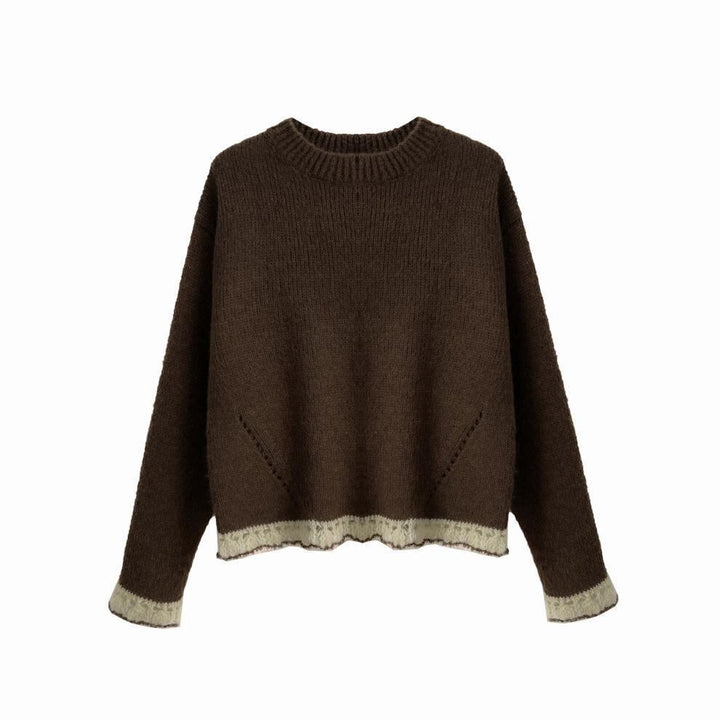 【tops】クルーネックニットセーター　M29281