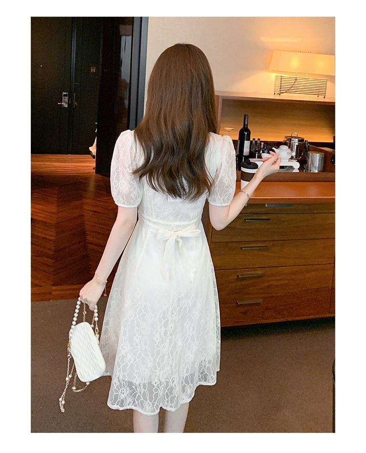 【dress】知的で品の良い♡エレガントデートワンピース　M17295
