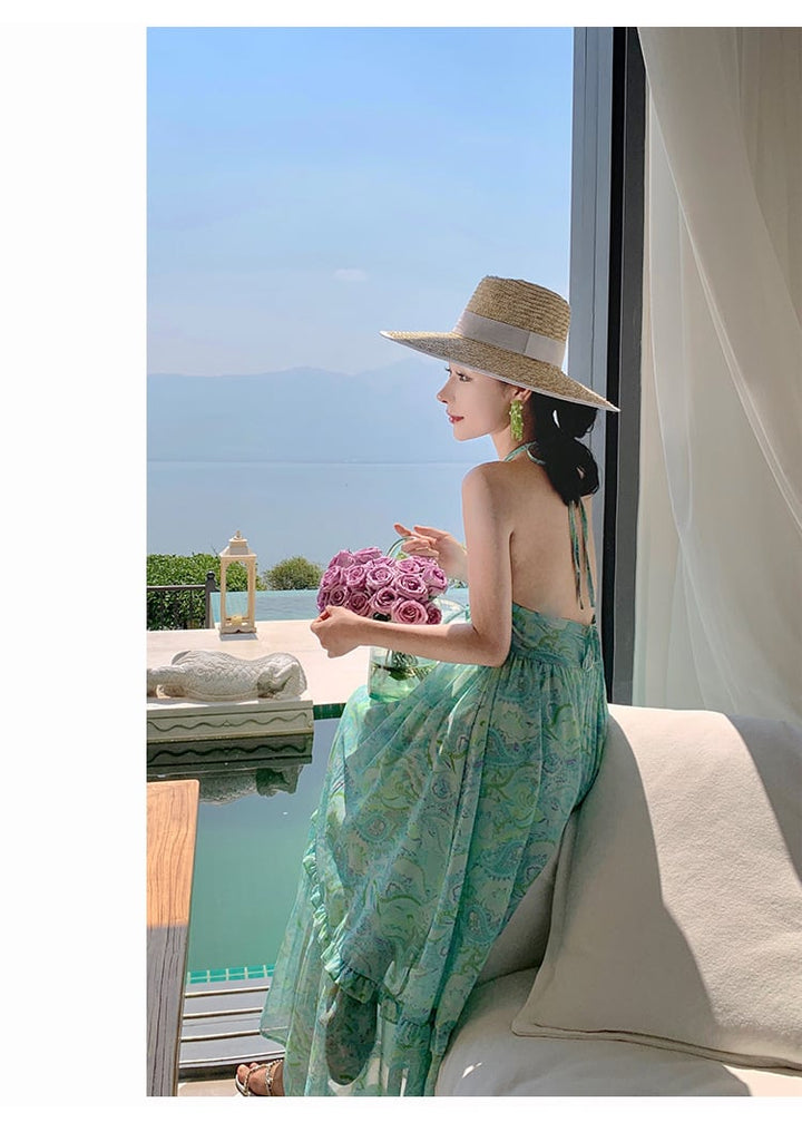 【dress】プリントワンピース　M22276