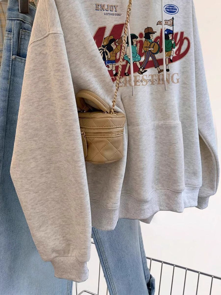 【tops】プリントフーディーパーカー　M28992