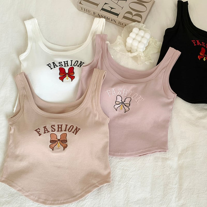【tops】プリントキャミソール　M25085