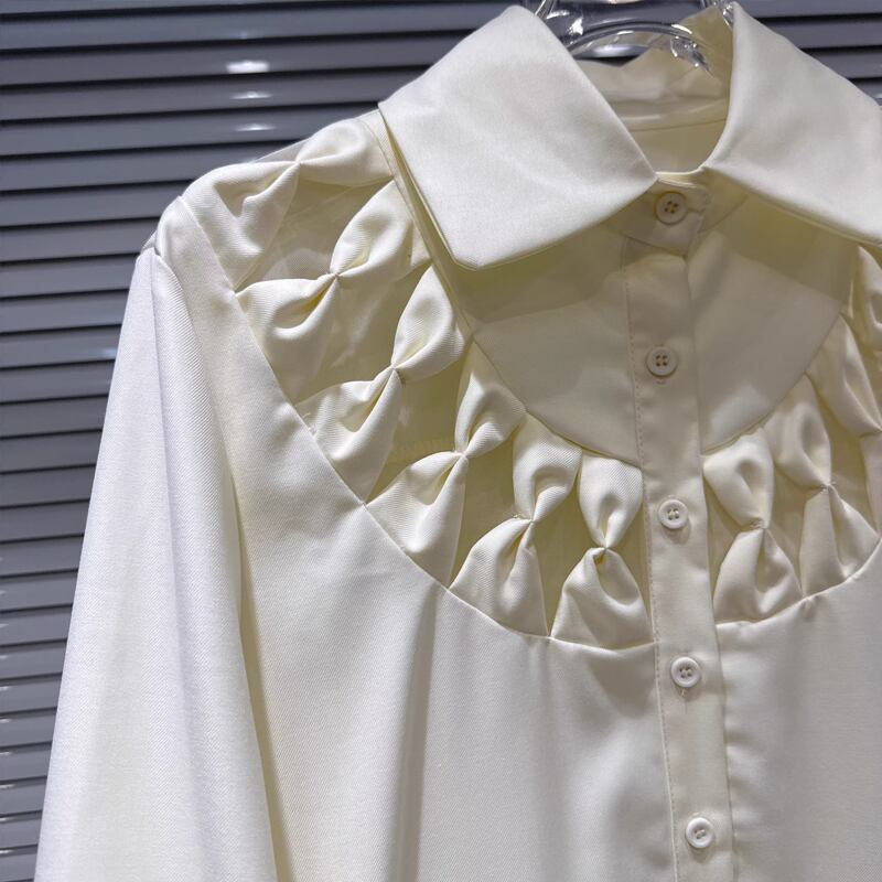 【tops】フレアシャツ Q7899