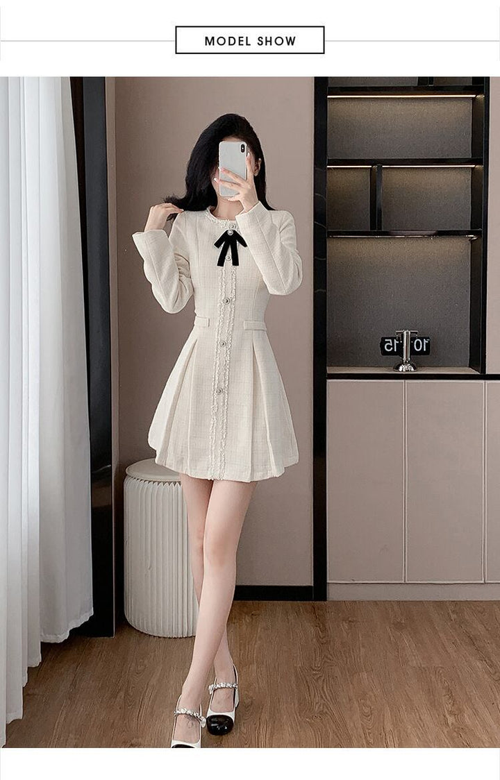 【dress】リボン付きデートワンピース　M27659