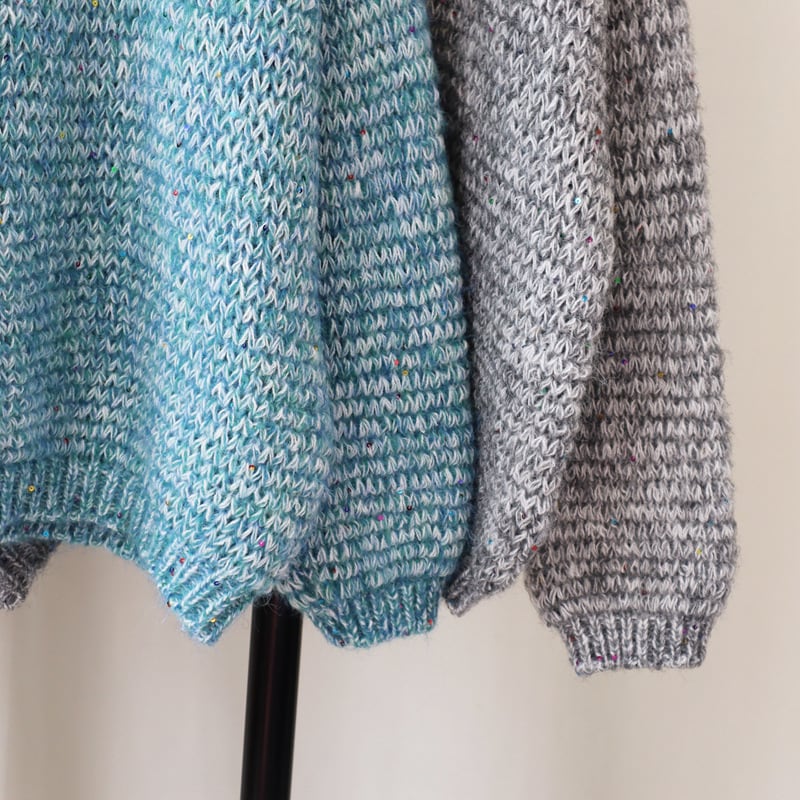 【tops】クルーネックニットセーター　M17997