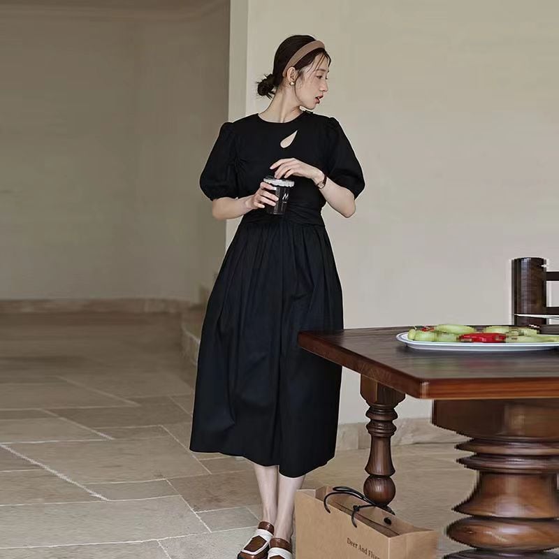 【dress】着回し最強肌触りいい デートワンピース韓国系超人気　M16854